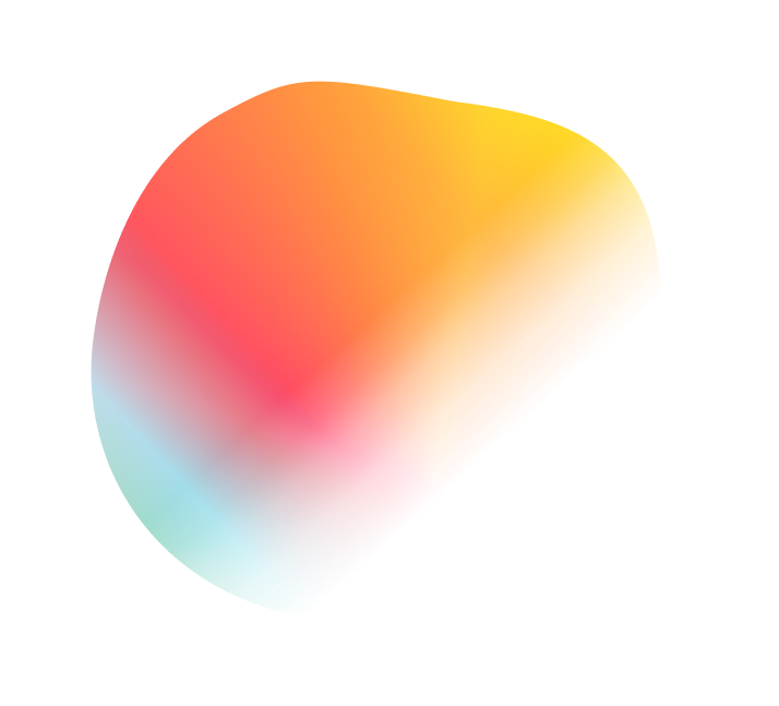 Gradient blob in the background